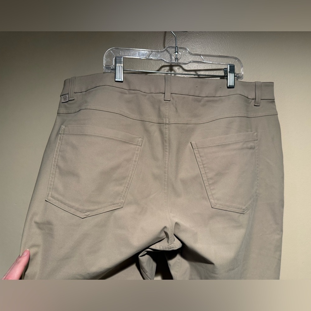 Lululemon ABC Slim-Fit 5 Pocket Pant Warpstreme Khaki size 36 - Picture 6 of 8